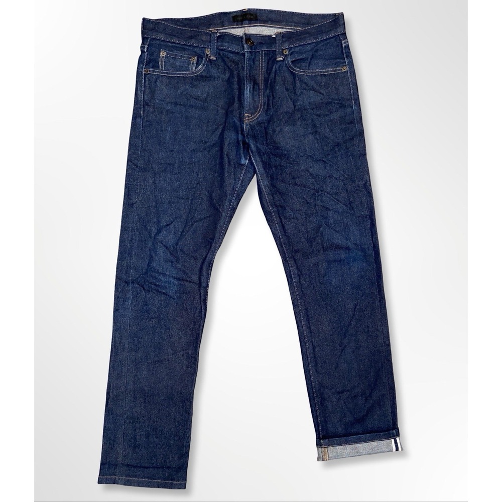 UNIQLO Selvedge Denim Men's Jeans Size 32x32 (Measures 32x29) Kaihara Slim Low